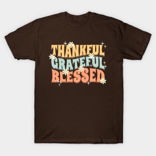 Thankful Grateful Blessed T-Shirt